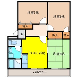 オークマンションの物件間取画像